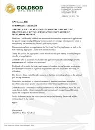 Ghana,GoldBod,Suspend,Licence,Sammy Gyamfi